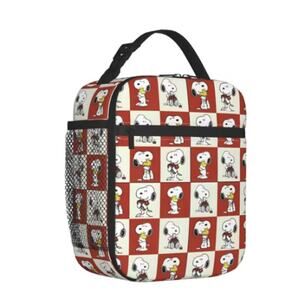 New Snoopy & Woodstock Insulated Lunch Bag/Bento Box, For Work or School
